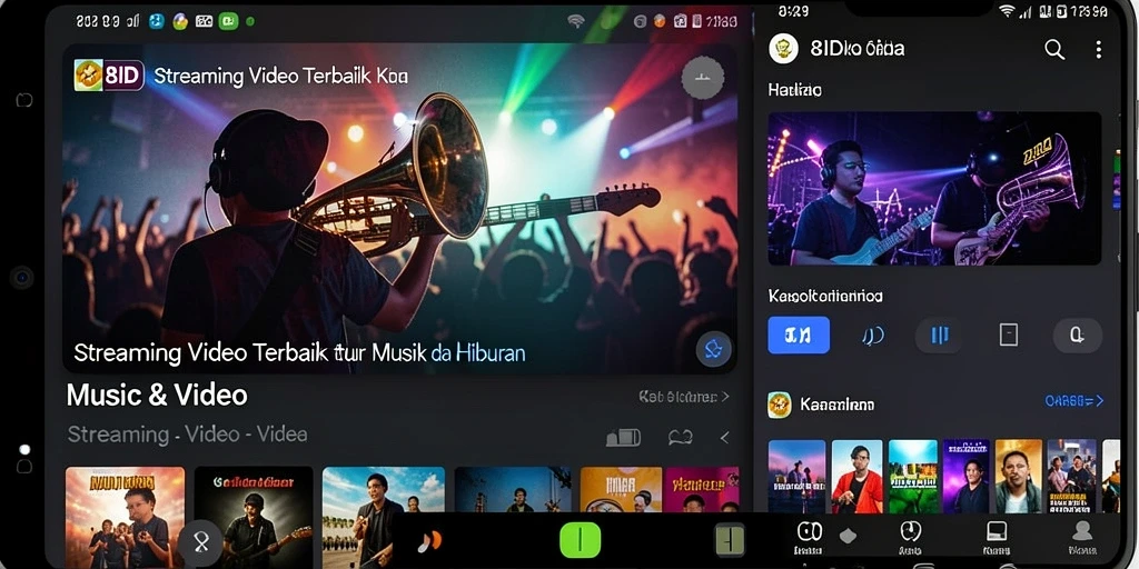 Tampilan antarmuka 8ID yang modern dan intuitif.