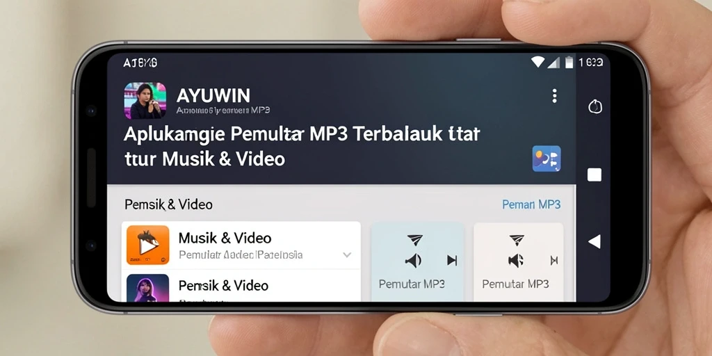 Antarmuka pengguna AYUWIN yang menarik dan fungsional.
