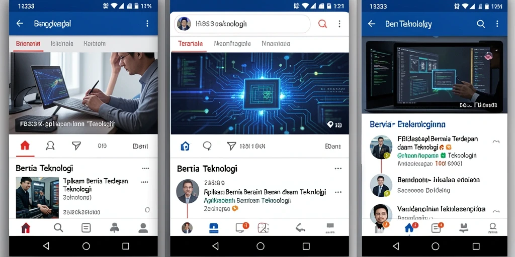 Tampilan antarmuka FB333 yang modern dan mudah digunakan.