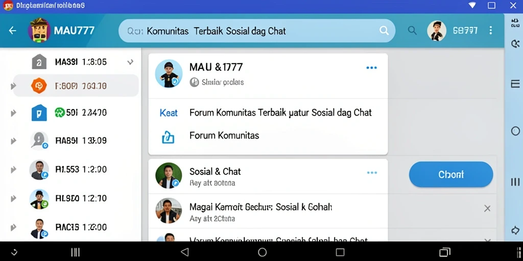 Tampilan antarmuka utama MAU777 menampilkan forum aktif dan pilihan topik menarik.