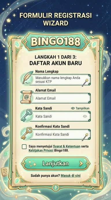 Cara Mudah Registrasi Akun Baru Bingo188