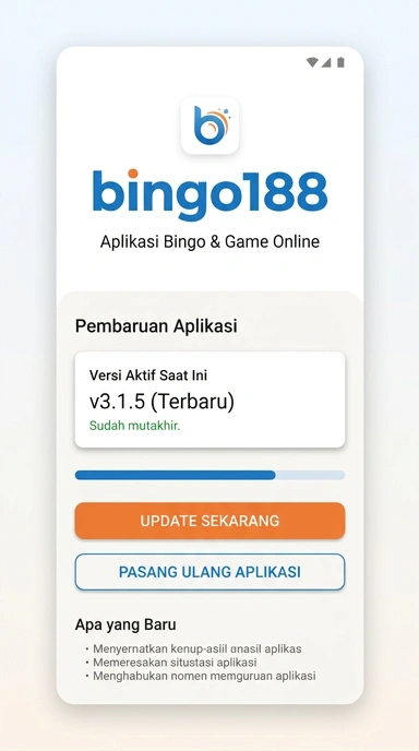 Riwayat Versi Aplikasi bingo188 untuk Android